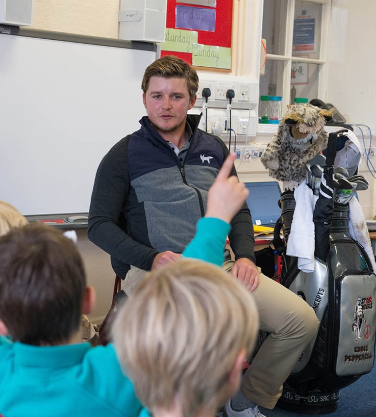 Kingsbarns kids get pro tips