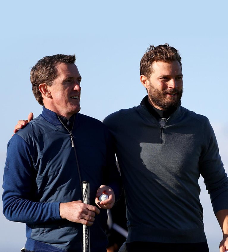 Jamie Dornan and AP McCoy interview