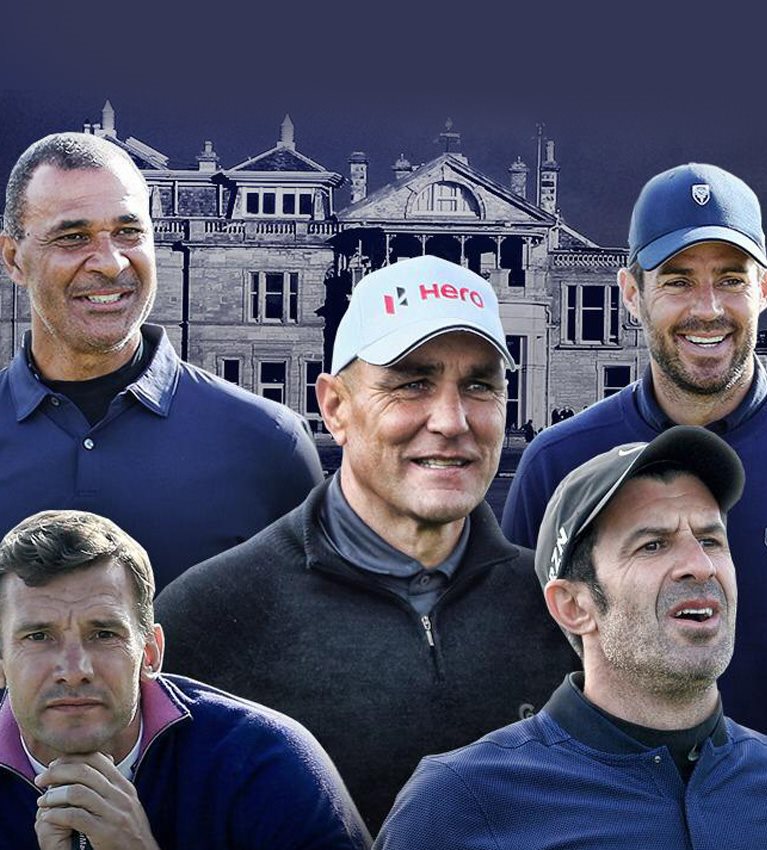 A five-a-side team to dream about - getting ready for the big kick off at St Andrews