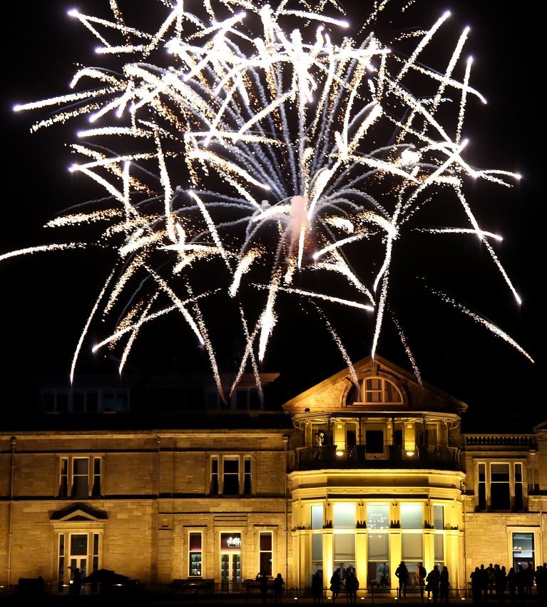 Fireworks spectacular at St Andrews